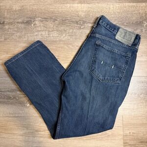 Vintage Polo Ralph Lauren Mens Jeans 33x32 Blue Straight Leg Denim Pants